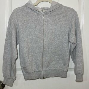 Girls H&M Grey Zip up Hoodie